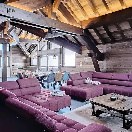 Chalet Luxe 12 Pers Pied Des Pistes Avec Jacuzzi Et Parking - Fr-1-416-229
